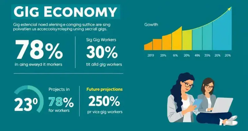 Key statistics on gig economy growth